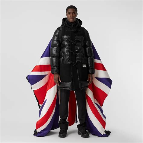 burberry puffer cape